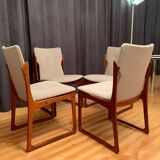 Set of four Vamdrup Stolefabrik chairs, Denmark, 1960s