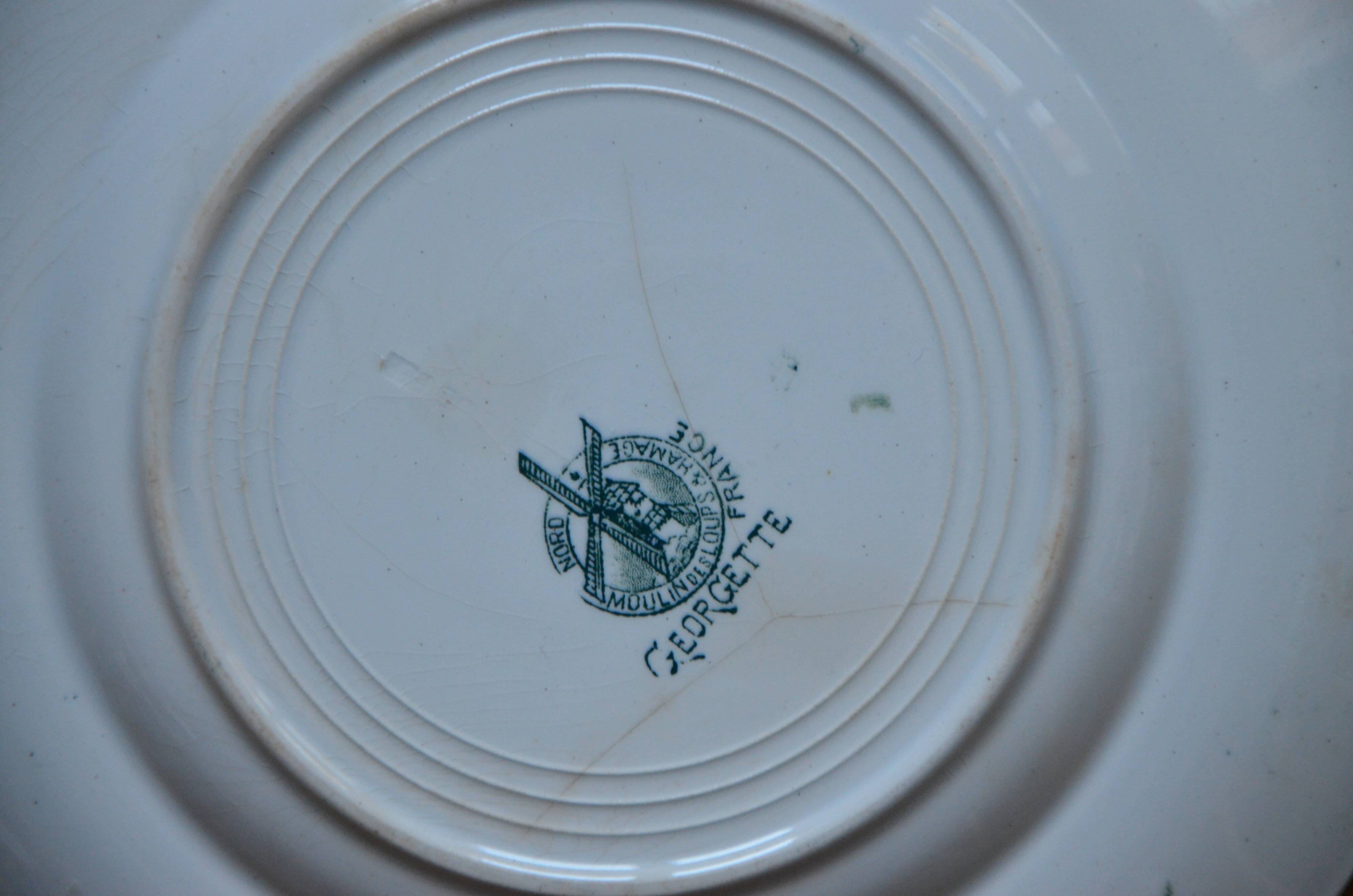 Lot of 3 mismatched old plates