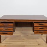 Mid-Century Freestanding Rosewood Desk, 1960s