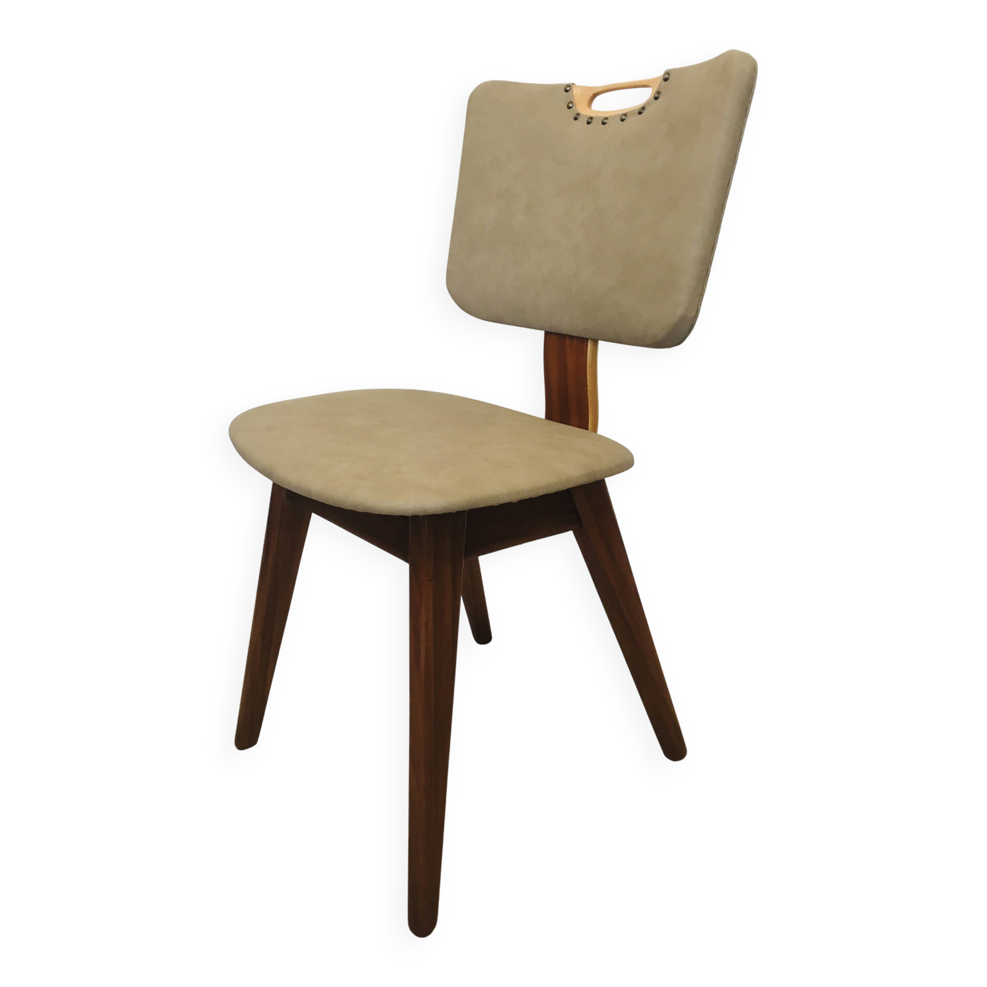 Vintage Teak Dining Chair, Netherlands 1970s