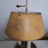 Ancienne lampe de bureau bouillotte métal