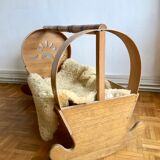 Flower-rocking cradle