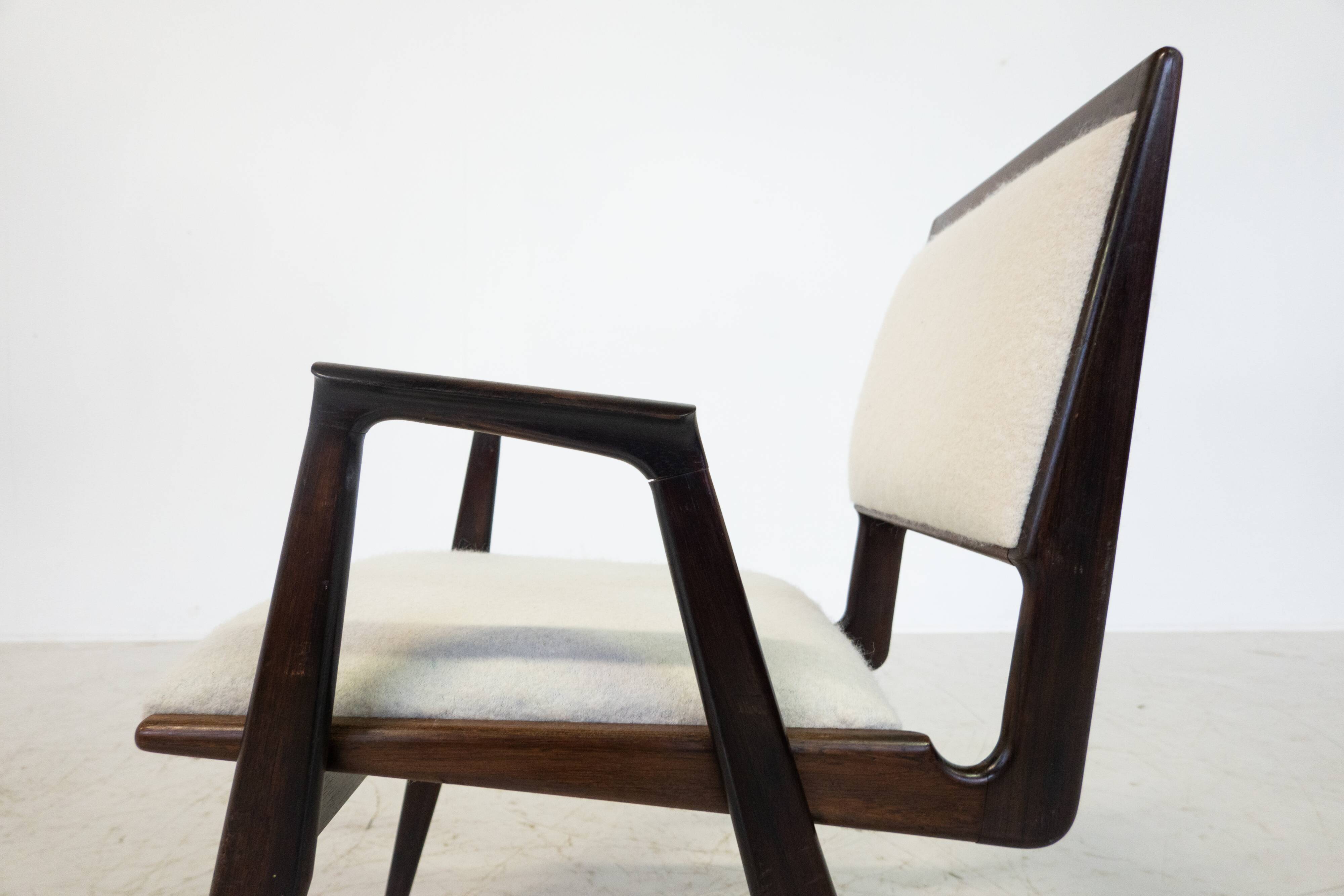 Fauteuil moderne du milieu du siècle par Carlo Hauner et Martin Eisler, 1955