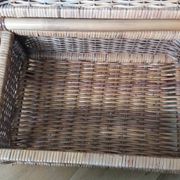 Rattan and wicker chest of drawers