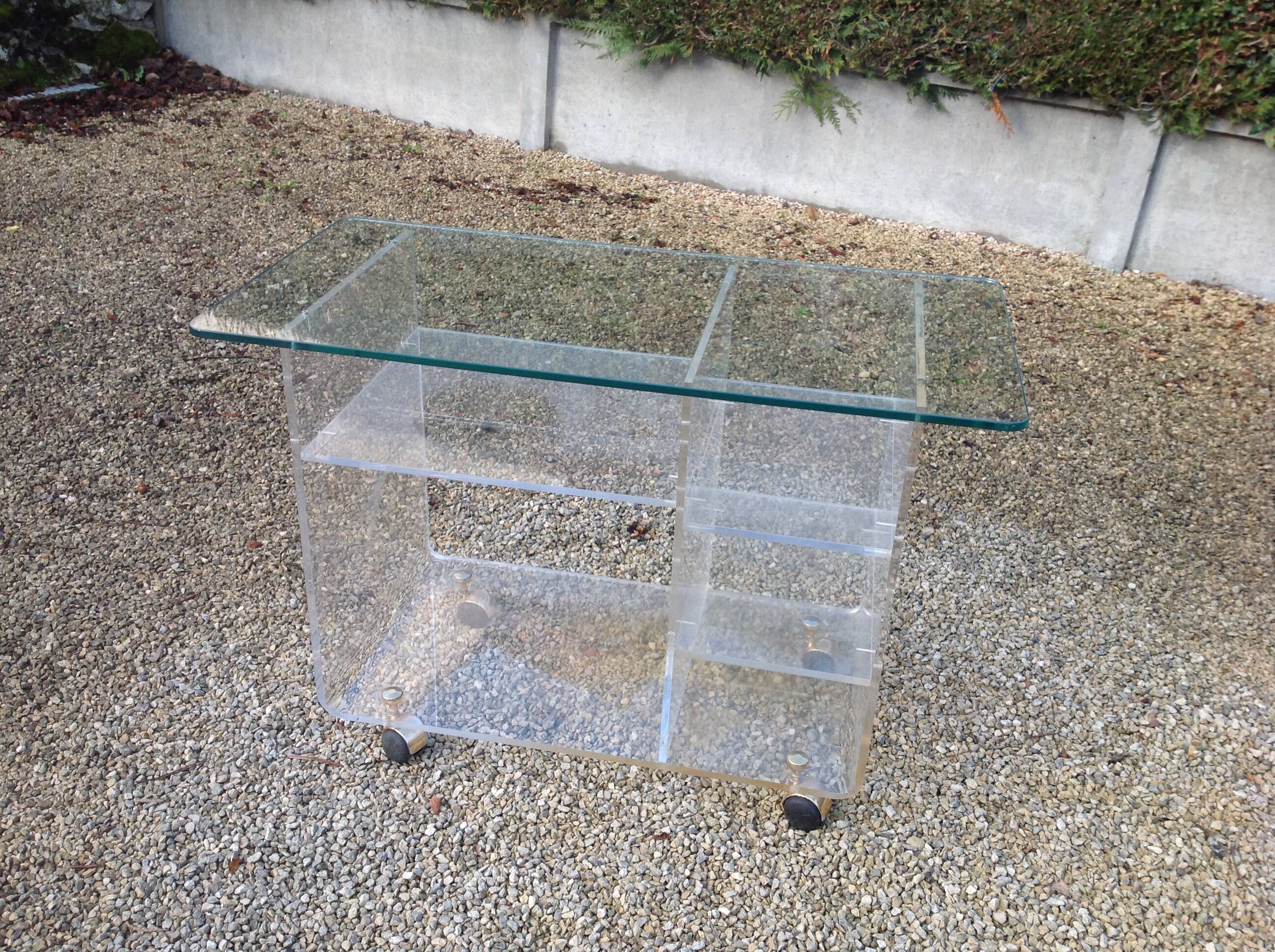 Table basse Plexiglas David Lange