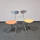 Chaises d' appoint Piu de Bonaldo, années 1990