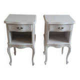 Louis XV style cherry wood bedside table