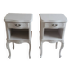 Louis XV style cherry wood bedside table