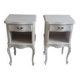 Louis XV style cherry wood bedside table