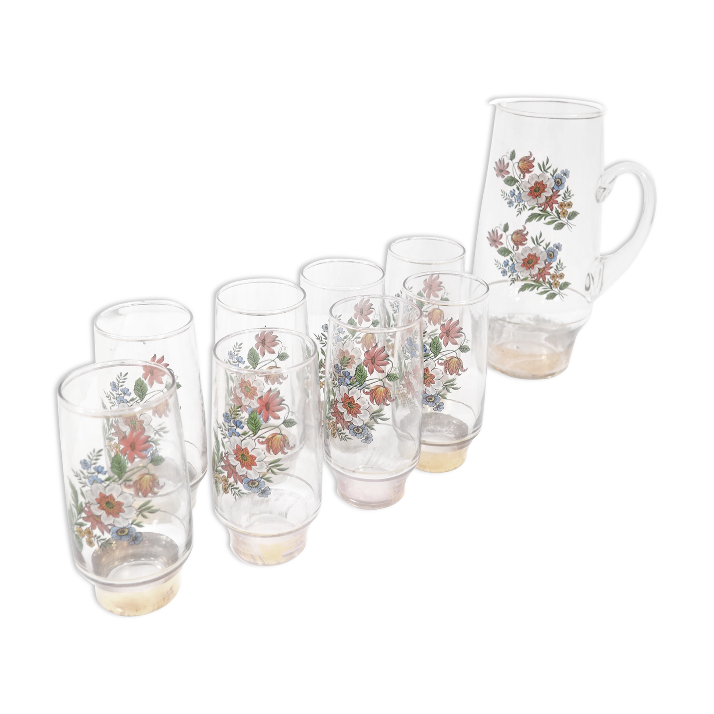 Orangeade service from the 60s