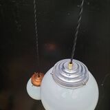 Opaline glass ball pendant lights