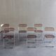6 Plia folding chairs by Giancarlo Piretti for Anonima Castelli