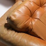 Stunning Coronado chairs in cognac leather by Afra & Tobia Scarpa - B&B Italia