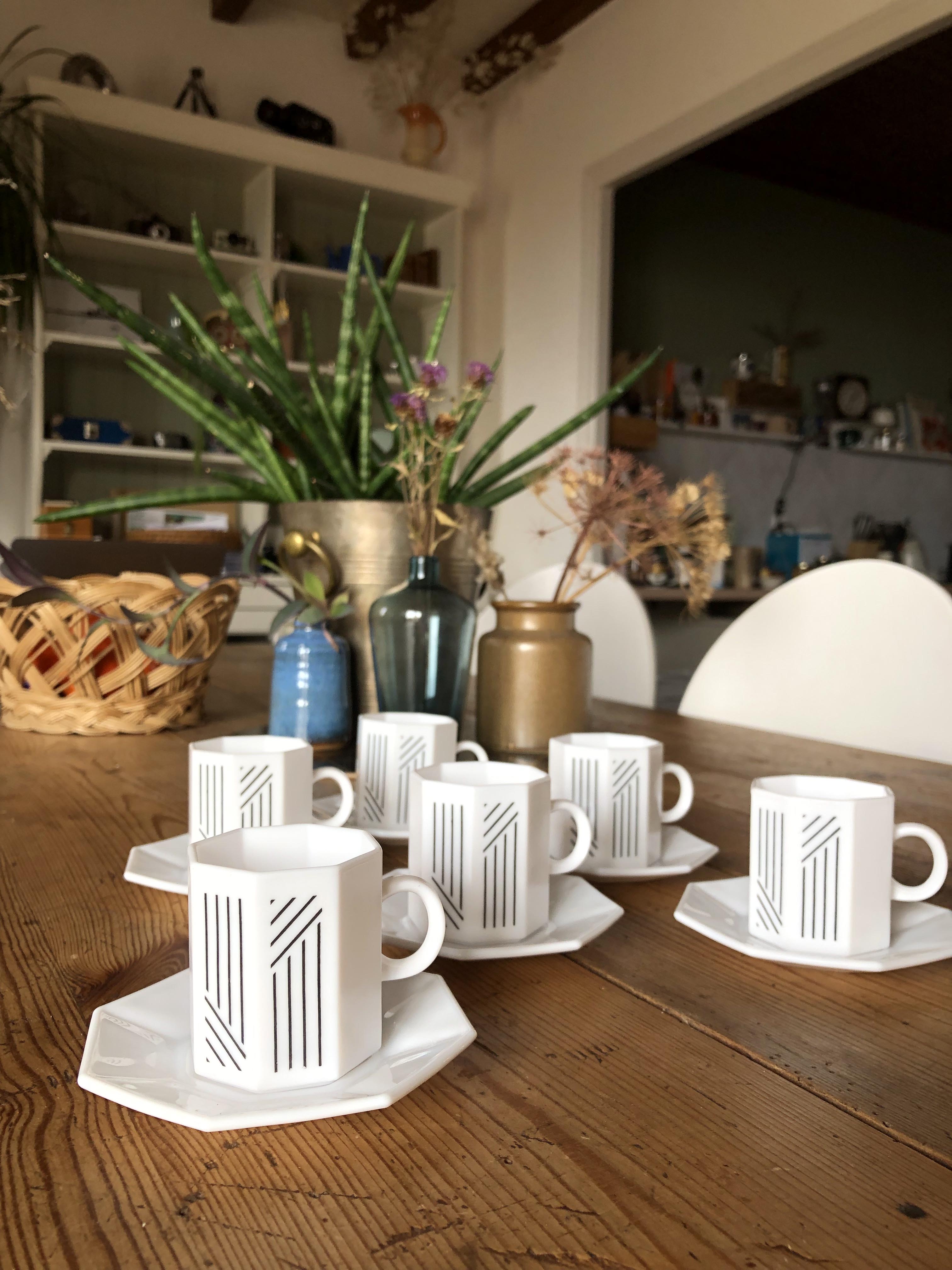 Lot de 6 tasses à café Arcopal
