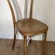 Set of 3 FISCHEL stamped bentwood bistro chairs from 1920-40.