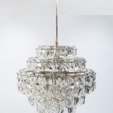 Kinkeldey 6 Tiered Chrystal Chandelier, 1970s
