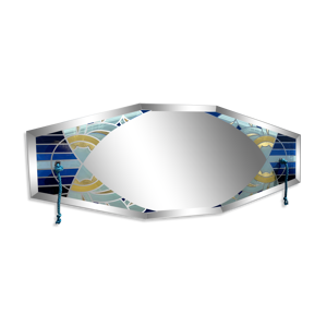 miroir art déco - 100x39cm
