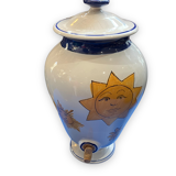 Water fountain in earthenware pattern sun christian dior