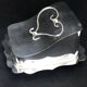 Butter dish silver plated butter/cheese dish with silver metal lid