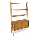 Scandinavian teak bookcase, Sweden, 1960