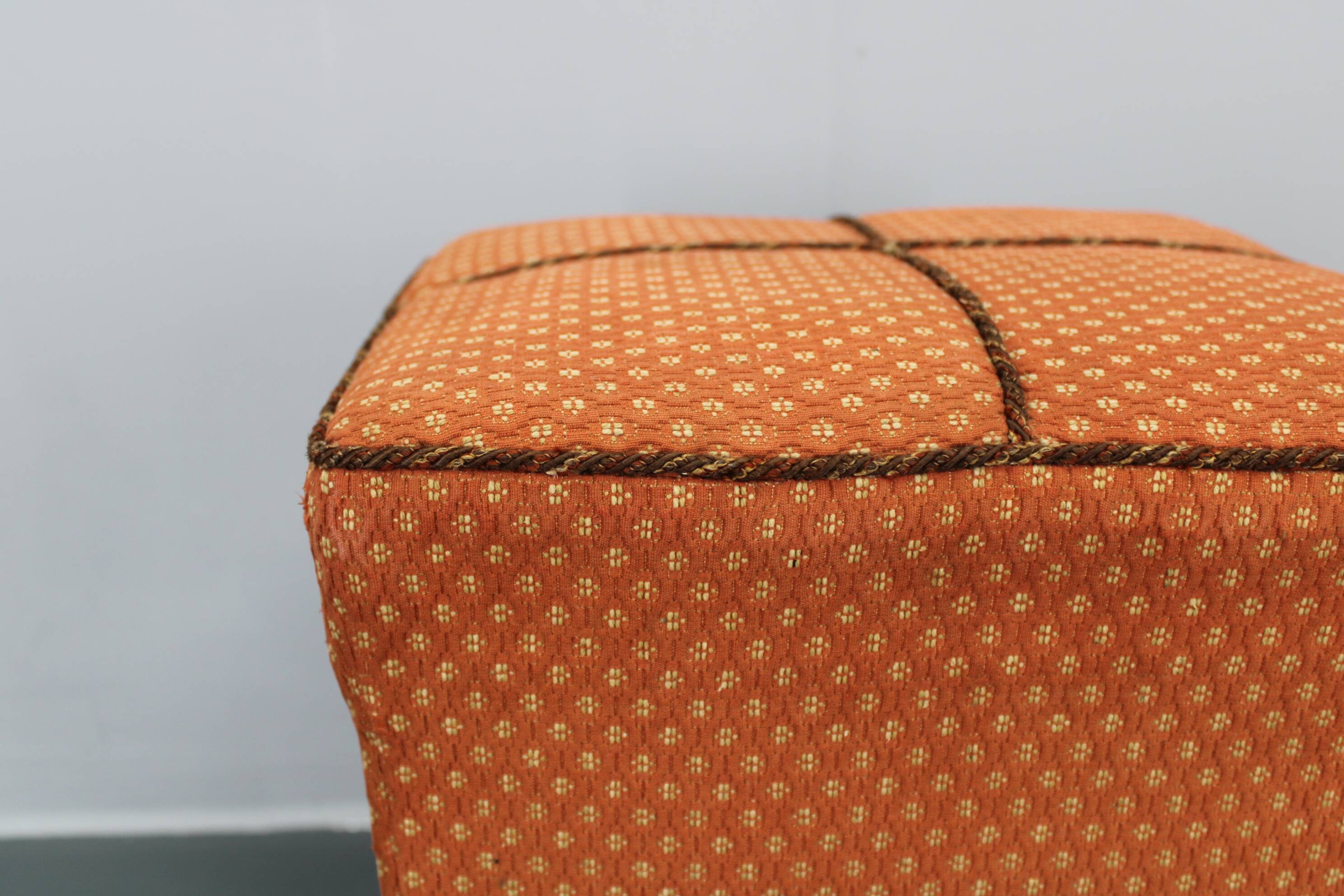 1930s Art Deco Tabouret, Czechoslovak