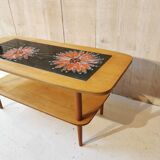 Teak coffee table