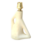 Lampe anthropomorphe en céramique blanche, années 50