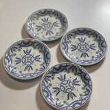 4 dessert plates made in England