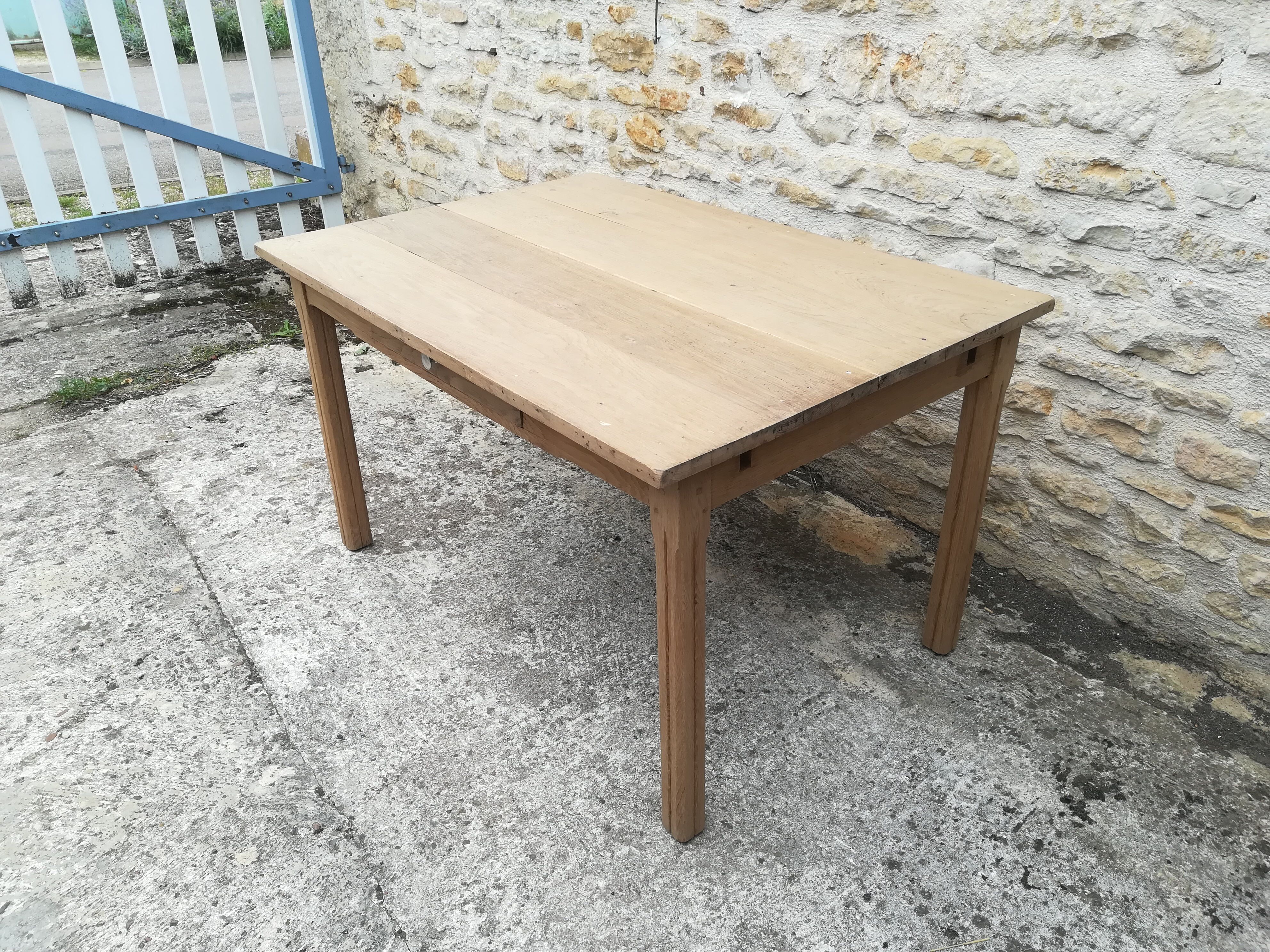 Oak farmhouse table