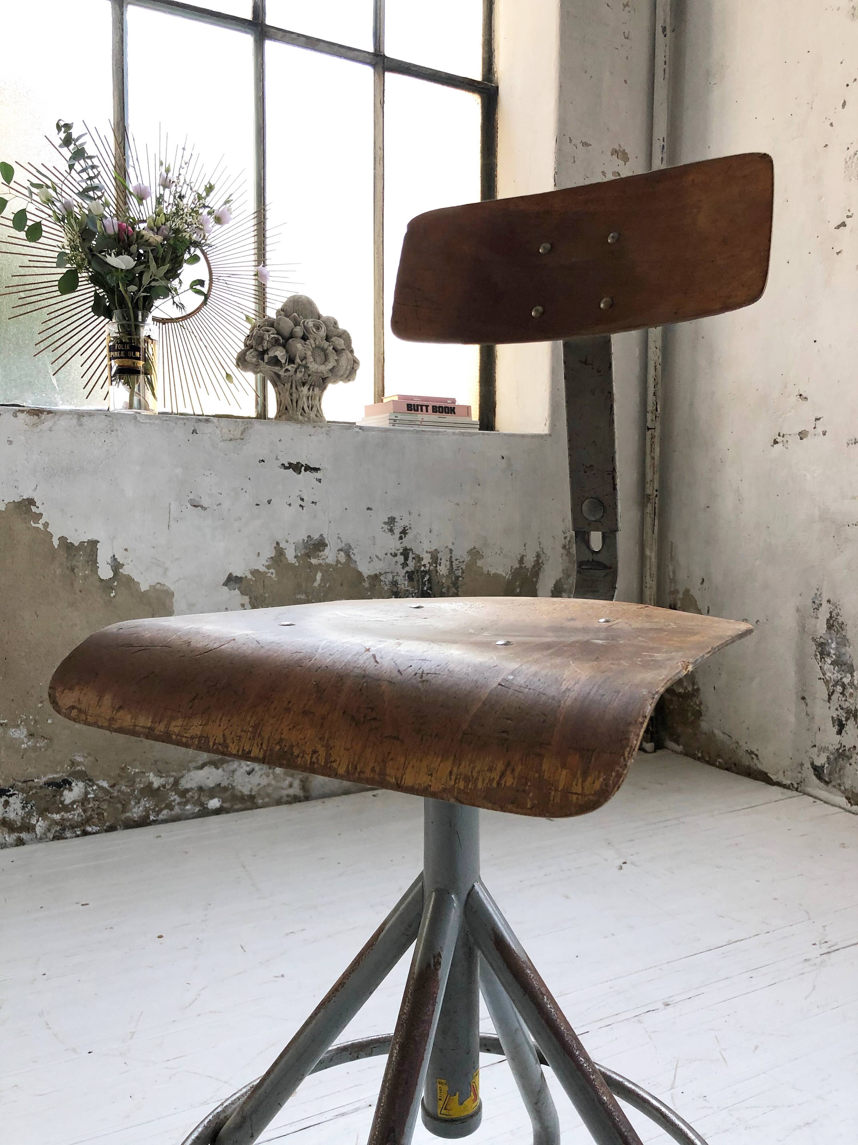 Pair high chairs industrial BAO workshop