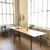 Vintage pine farm table