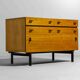 Commode en hêtre par Roger de Winter, Belgique années 1960