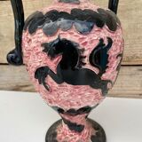 Vase céramique vintage Lamarche Vallauris Monaco 1960