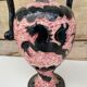 Vintage ceramic vase Lamarche Vallauris Monaco 1960