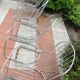 Set of four chrome metal wired chairs by Gastone Rinaldi / vintage 70s