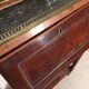 Very small 19th century sloping desk in mahogany and mahogany veneer