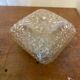 Antique Gold Molded Glass Wall Light Ceiling Lamp + Black Wine Metal Bracket