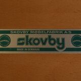 Ensemble de six chaises en acajou, design danois, années 1970, édition : Skovby Møbelfabrik