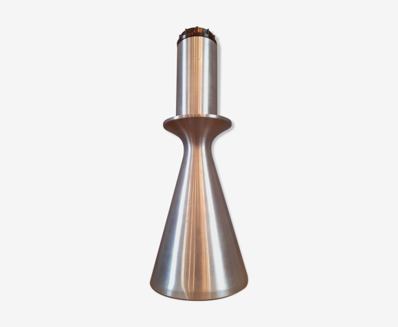 Lampe année 60/70 vintage design en aluminium brossé marque ERCO