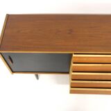 Scandinavian teak sideboard "Trio", Nils Jonsson, Troeds, Sweden, 1960