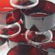 Ensemble de 8 coupes à champagne modèle Suède Rubis Luminarc