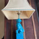 Lampe vintage céramique Hollywood Regency