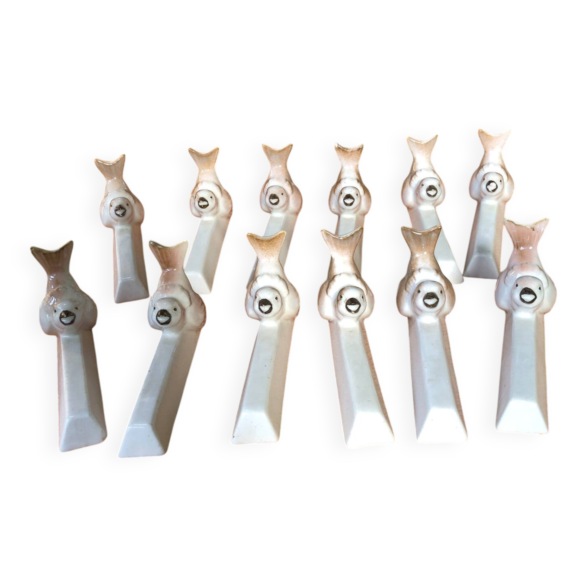Art Deco knife rests Dembac
