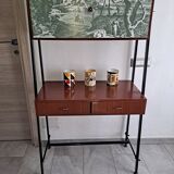 Unité de bibliothèque modulaire italienne du milieu du siècle