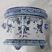 Cache-pot faïence de Nevers. XXéme