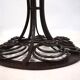Charles Schneider Art Nouveau wrought iron floor lamp, 1920