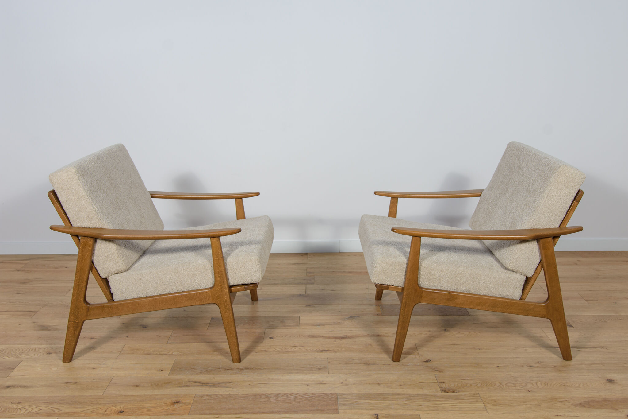 Mid-century Polish armchairs model 5825, 1960s, set of 2