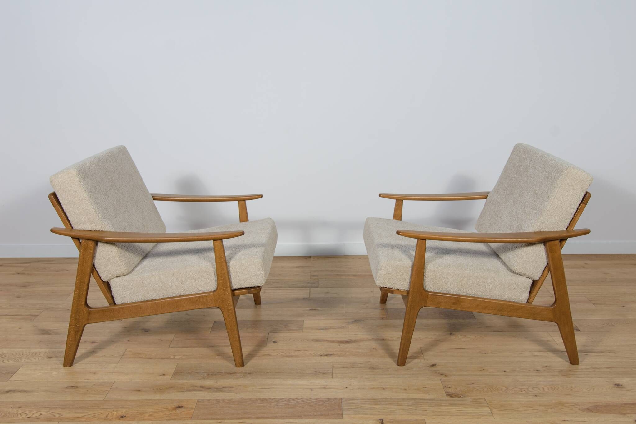 Fauteuils polonais des années 50 modèle 5825, années 1960, ensemble de 2
