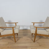 Mid-century Polish armchairs model 5825, 1960s, set of 2