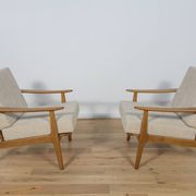 Fauteuils polonais des années 50 modèle 5825, années 1960, ensemble de 2